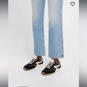 rag & bone Black and White Athletic Sneakers